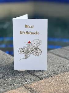 Meri Kirihimete Wheke Card | Christmas Card Collection