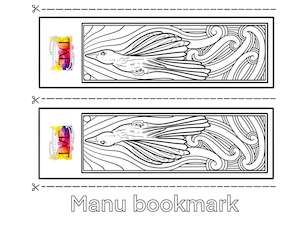 Downloadable Posters: Downloadable Manu (bird) bookmarks x2
