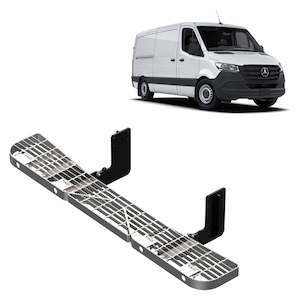 Rear Steps: TAG Rear Step & Sensor Brackets for Mercedes-Benz Sprinter Van (5,0T Narrow Chassis MWB) (907 Series, 519 Variant) (01/2019 - On)