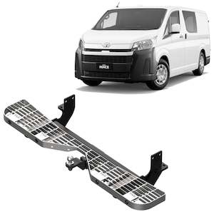 Rear Steps: TAG Rear Step & Towbar for Toyota Hiace / Commuter (02/2019 - on) (No Wiring Harness)