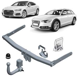 Towbar Only: Brink Towbar European for Audi A4 (08/2015 - on), Audi A4 (05/2015 - on), Audi A4 Allroad (01/2016 - on), Audi A5 (01/2020 - on)