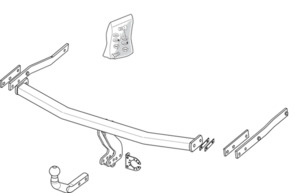 Brink Towbar European for Renault Megane (11/2002 - on), Grand Scénic (11/2002 - on)