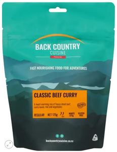 Freeze Dried Meals: CLASSIC BEEF CURRY 175g