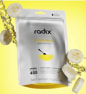 Freeze Dried Meals: Radix BANANA 400 range