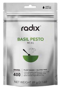 Freeze Dried Meals: Radix BASIL PESTO 400 range