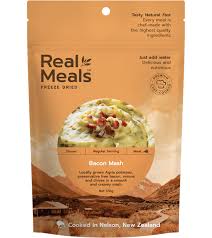 Freeze Dried Meals: REAL MEALS BACON MASH