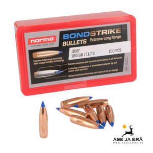 Rifle Ammo: BONDSTRIKE BULLET .30 CAL 180GR 100