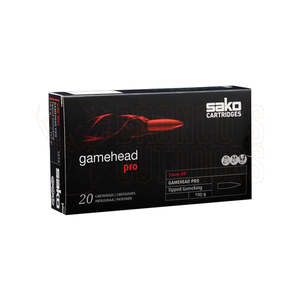 Rifle Ammo: 7mm-08 GAMEHEAD PRO TIPPED SOFT POINT 150g