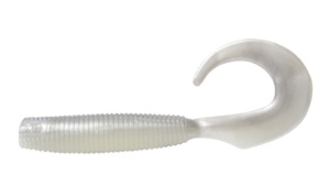 GRUB SOFT BAIT 4inch GREY NOMAD GLOW