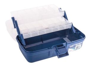 Fishing Gear: 3 TRAY CLEAR TOP TACKLE BOX