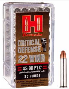 Rifle Ammo: Hornady .22 WMR 45grn FTX