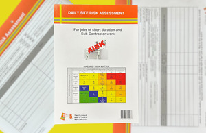 Daily Site Risk Assessment Template OHS Consultants