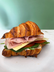 Croissant Sandwich Ham & Cheese Take a Bite