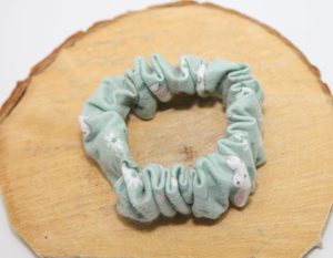 Teal Rabbit Woodlands Scrunchie - Take A Whiff