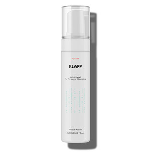 Products: Triple Action Cleansing Foam Klapp Skincare NZ