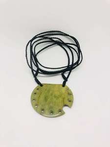 NZ Marsden Pounamu Notched Kopae - Takutai Rere Jade