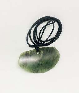 NZ South Westland Pounamu Chest Plate - Takutai Rere Jade