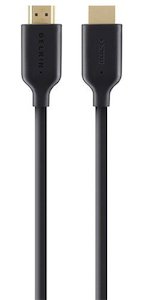 BELKIN ESSENTIAL HIGH SPEED WITH ETHERNET HDMI CABLE 2M - BLACK - NEW