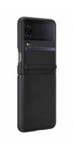 FLIP 4 FLAP LEATHER COVER BLACK - NEW