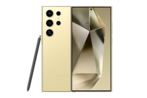 Mobile Phones: SAMSUNG GALAXY S24 ULTRA 5G 256GB - TITANIUM YELLOW - NEW