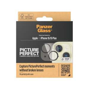 Panzer Glass camera lens protector for iphone 15/15 plus - New