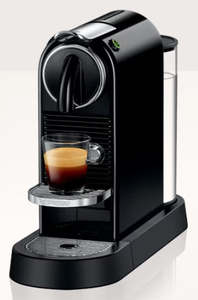 Inhome: Nespresso CitiZ Solo Coffee Machine - Black (+Bonus Gifts)