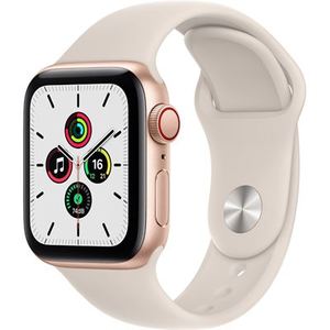 Other Accessories: APPLE WATCH SE GPS + CELLULAR 40MM - GOLD ALUMINIUM CASE WITH STARLIGHT SPORT BAND - GRADE 1