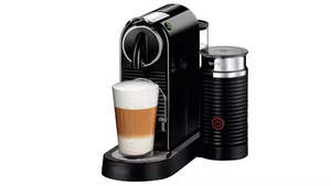 Home Office: Nespresso CitiZ&Milk Coffee Machine - Black (+Travel Mug)