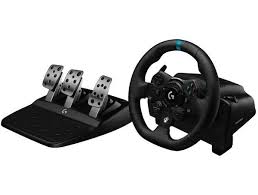 New: LOGITECH G923 RACING WHEEL AND PEDALS - Damaged Packaging