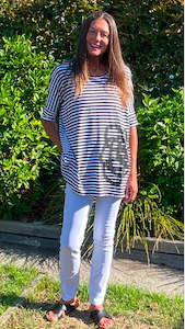 Staggers Slim Pant White