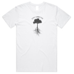 Tees Singlets: Stay Connected Crewneck Tees