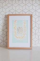 All: Proverbs 31:28 - Samoan - Her children rise up and call her blessed - Green Pastel (Natural) A4