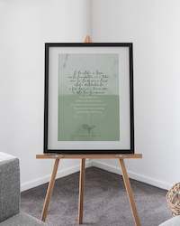 Leikos: Lamentations 3:22-23 - Samoan: Green Pastures, Steadfast Love of the Lord  (Black) A3