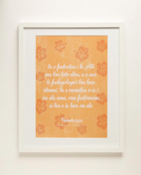 Leikos: Proverbs 3:5-6 Samoan - Trust in the Lord - Orange (White) A3