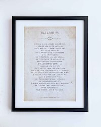 C L A S E C: Psalms 23 - Samoan: The Lord is my shepherd CLASEC (Black) A3