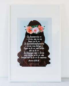 S U I T U P E: Numbers 6:24-26 - Samoan: The Lord bless you and keep you. Blessing on you (White) A1