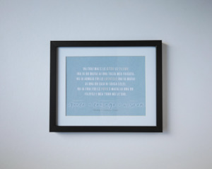 Prayer Samoan: Peace, Courage, Wisdom - Sani (Black) Table Top