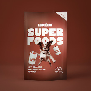 Super Foods Dogs All: New Zealand Beef Bone Broth Powder (for Dogs) Refill Multi-Pack