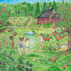 EENTJE VAN MARGO ~ RED COTTAGE SUMMER SILHOUETTE ~ TOVERLUX