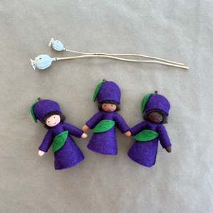 Waldorf Dolls 1: 40% OFF - PLUM FLOWER FAIRY ~ PRINCE