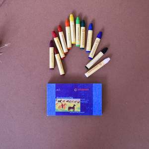 Crayons: STOCKMAR WAX STICK CRAYONS - 12 BOX