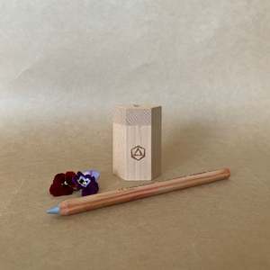 Pencils: WOODEN DUAL LARGE PENCIL SHARPENER ~ STOCKMAR