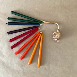 BIRTHDAY CANDLES ~ ASSORTED COLOUR