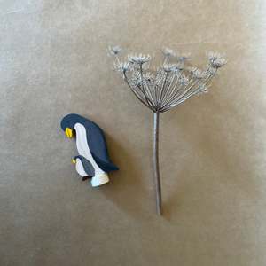 Grimms: DELUXE PENGUIN HANDPAINTED ~ CELEBRATION RING DECORATION ~ GRIMMS