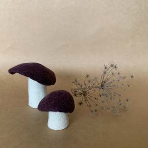 Muskhane: MUSHROOM - SMALL ~ DARK PLUM ~ MUSKHANE