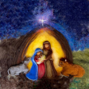 HET WOL FEETJE ~ CHRISTMAS MIRACLE SILHOUETTE ~ TOVERLUX