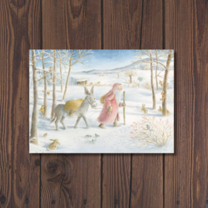 SAINT NICHOLAS & THE DONKEY ~ MEDIUM ADVENT CALENDAR ~ DORLE SCHAUSBREITNER