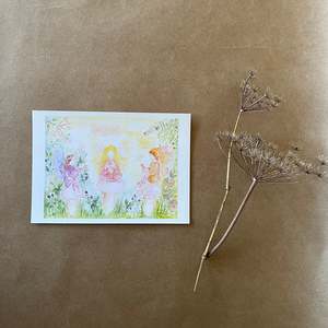 Spring: LOOKING FOR A FAIRY POSTCARD ~ CAROLINE MASON