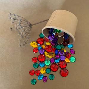 Tunnels Stackers: 100 GLITTER STONES ~ GRIMMS