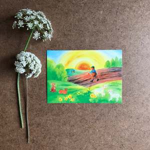 SPRING POSTCARD ~ DOROTHEA SCHMIDT